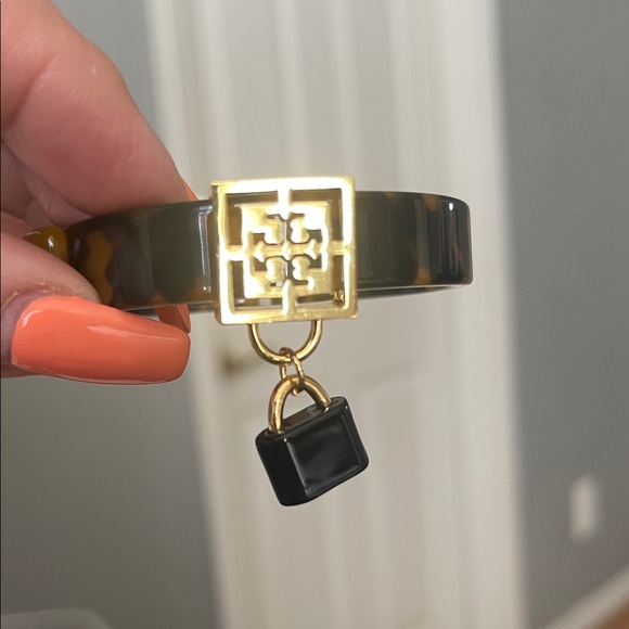 Tory Burch Gold and Black Tortoise Bracelet - Picture 1 of 5